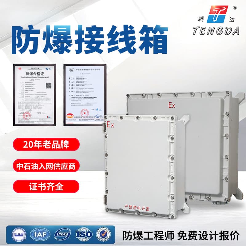 Industrial explosion-proof distribution box junction box instrument power maintenance lighting power control operation monitoring box terminal box