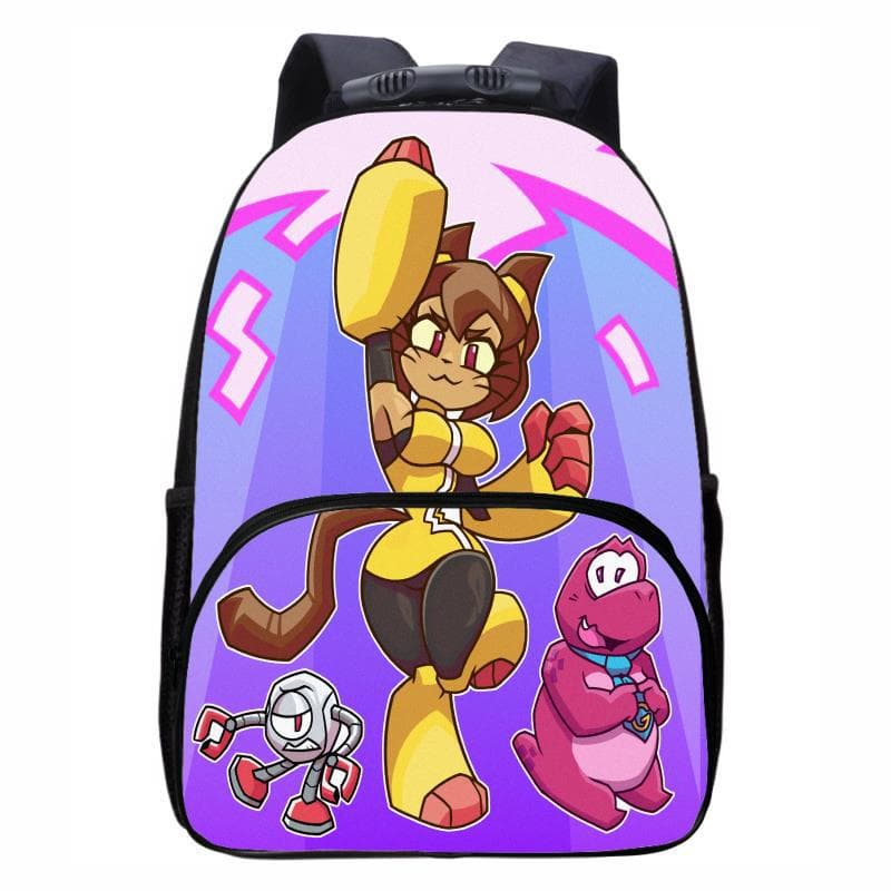 Gameoverse 17-Inch Backpack for Elementary, Middle, and High School Students, Boys and Girls, Kids Double Shoulder Bag