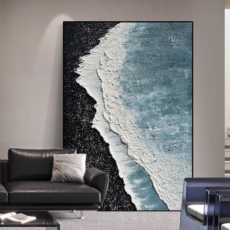 Dafen Village Oil Paintings for Living Room Decor, Sofa Background, Textured Bedroom Paintings, Luxury Hand-Painted Entryway Wall Art