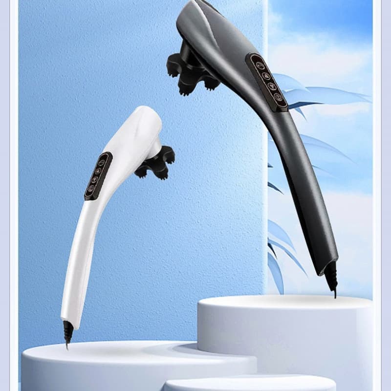 Massage Stick, Charging Massager, Neck Back Full Body Massager, Handheld Electric Back Beater, Knocking Vibration Massager