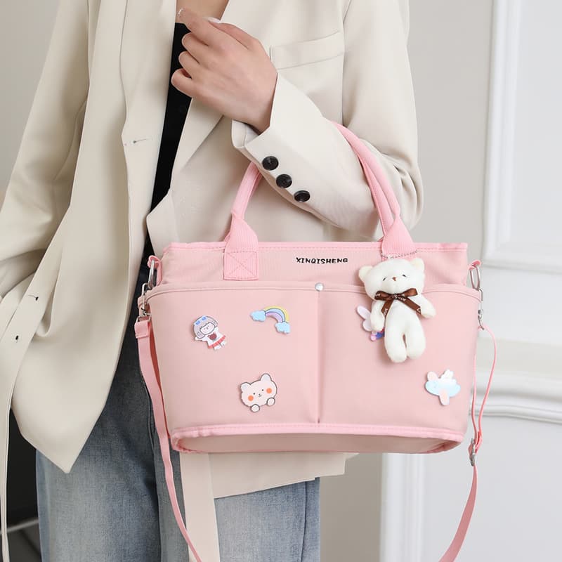 Crossbody Mom Bag Versatile Maternity Bag Lightweight Handheld Large Capacity Tote Bag for Going Out Women