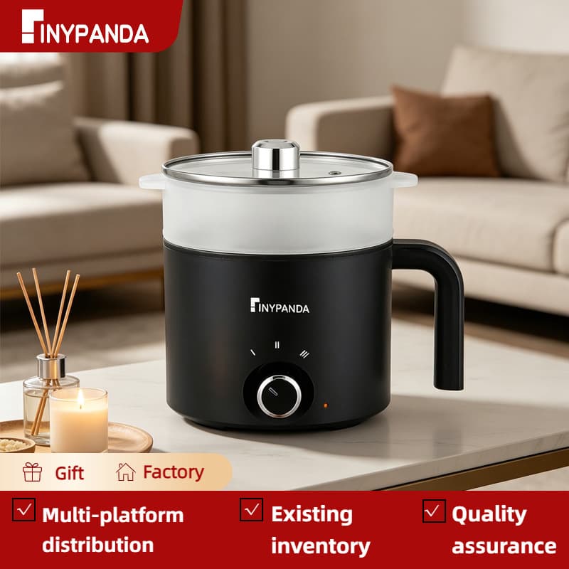 110V US Standard Multi-Function Non-Stick Electric Cooker, Export Electric Hot Pot, Cross-Border Small Electric Pot, Electric Hot Pot, Wax Melting Pot
