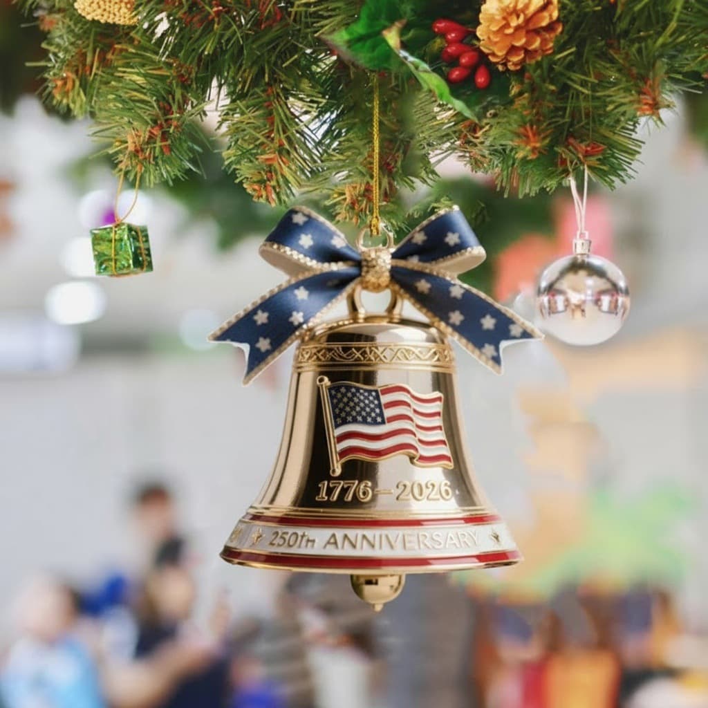 Cross-border New Product 250th Anniversary US Bell Ornament