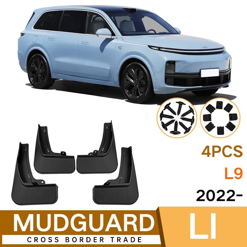 Compatible with Ideal L9 2022 Mud Flaps Leather Front and Rear Car Accessories Cross-Border Hot Sale