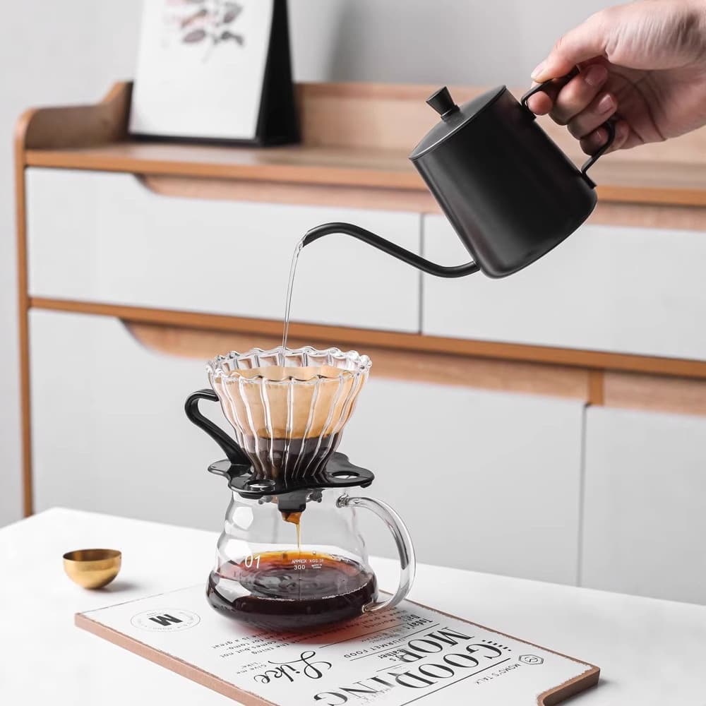 Cross-border Supply Cloud Coffee Pot Set Drip Coffee Filter Extraction Drip Cup Hand Brew Coffee Sharing Carafe