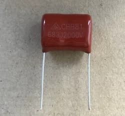 684J 63V 0.68UF CBB Metallized Film Capacitor 5mm 63V 684J 100V 280RMB per 1K