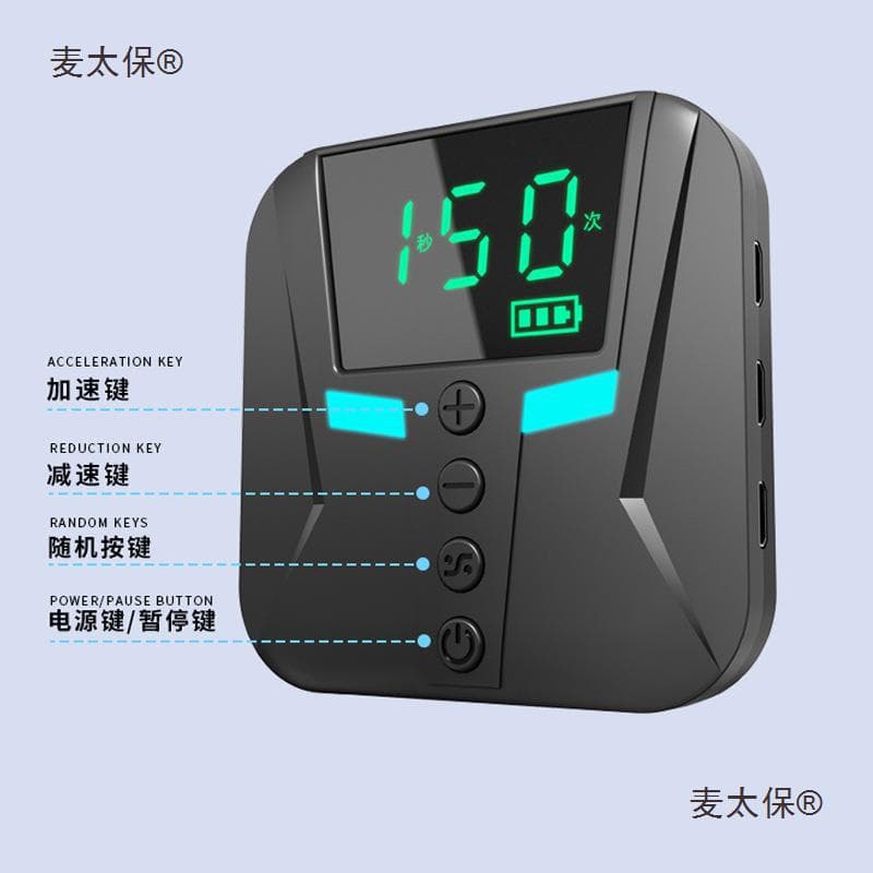 Automatic clicker for mobile phones, physical clicker for live streaming, clicker for likes and shares, and screen tapping.