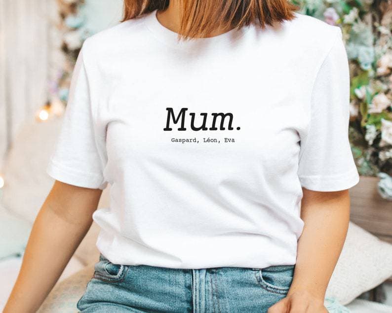Mother's Day Custom Short Sleeve T-Shirt