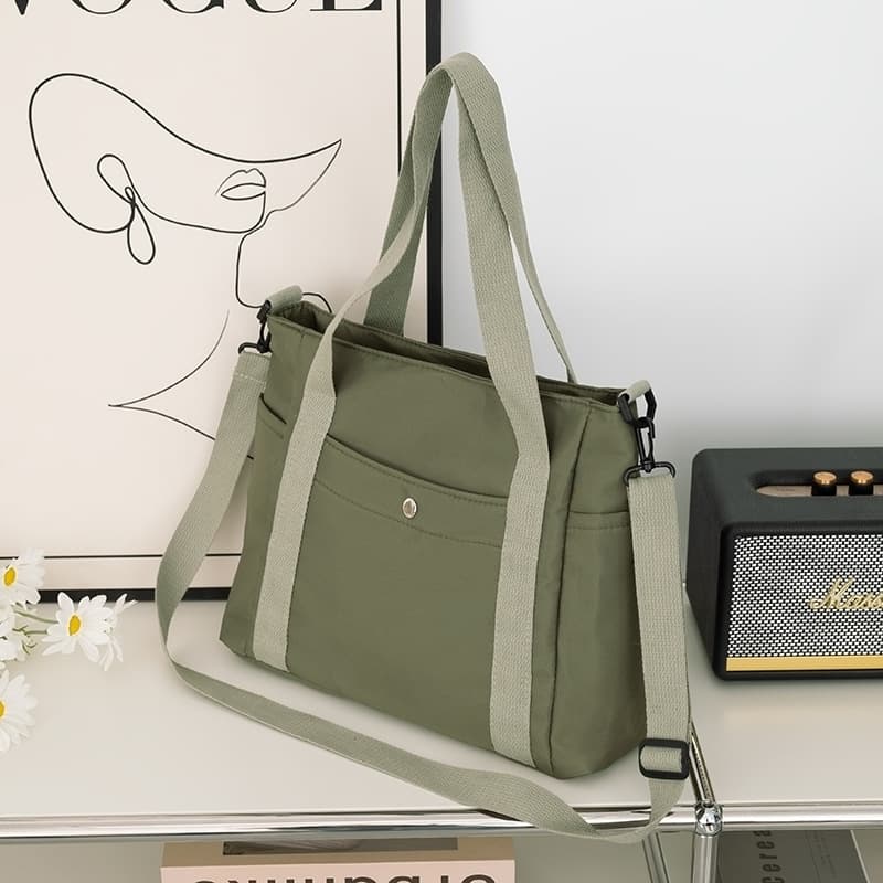 Oxford Bag Women's New Large Capacity Fashion Versatile Shoulder Bag Tote Bag Work Commuter Bag Korean Style Crossbody Bag
