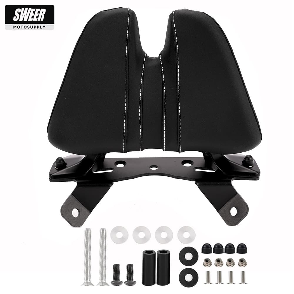 Compatible with 2024-2026 Zontes 368G Modified Passenger Backrest Lumbar Support, No-Damage Installation Rear Cushion
