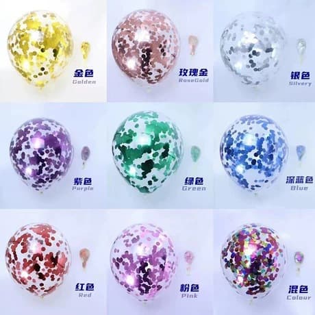 Amazon 70/80/90 Digital Crown Confetti Latex Balloon 16th Adult Birthday Party Decoration Balloon