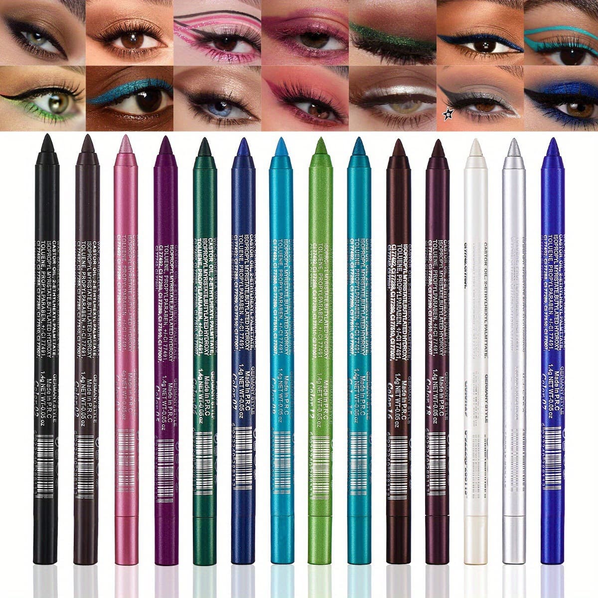 Multifunctional Eyeshadow Stick Single Color Eyeliner Pearl Glitter Gel Eyeliner Eye Makeup Pen