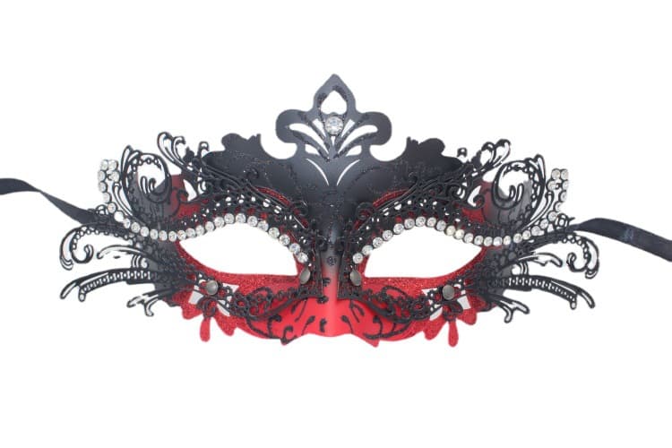 Venice Luxury Party Masks, Carnival Erotic Metal Masks, Rhinestone-Studded Iron Butterfly Masks for Men and Women