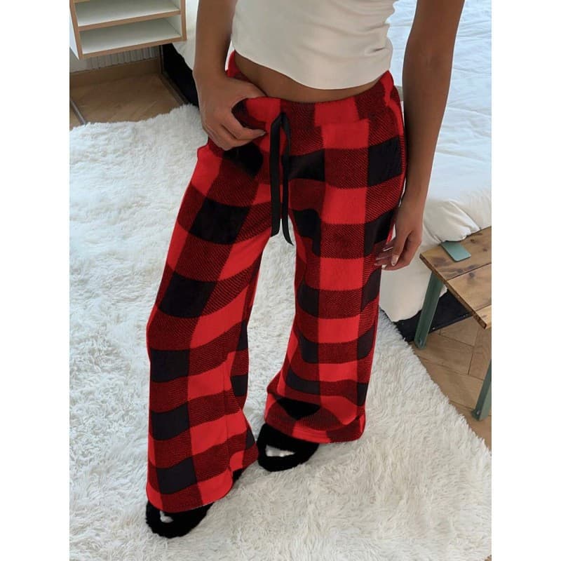 2025 In Stock Cross-border TK Amazon Temu AliExpress New European and American Casual Pants Leopard Print Wide Leg Pants