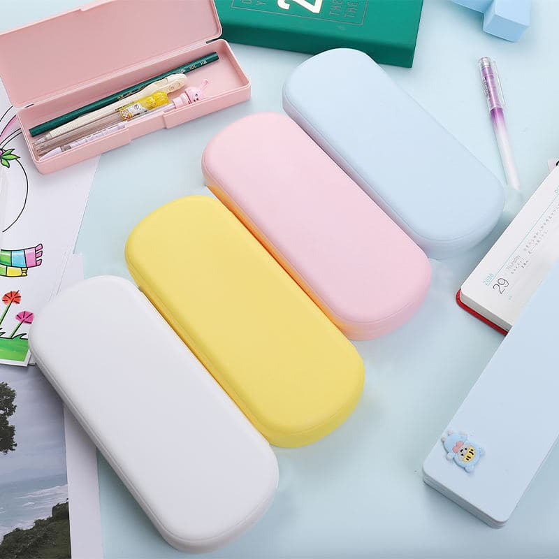 Simple Pencil Case Portable Pencil Pouch Stationery Storage Bag for Students