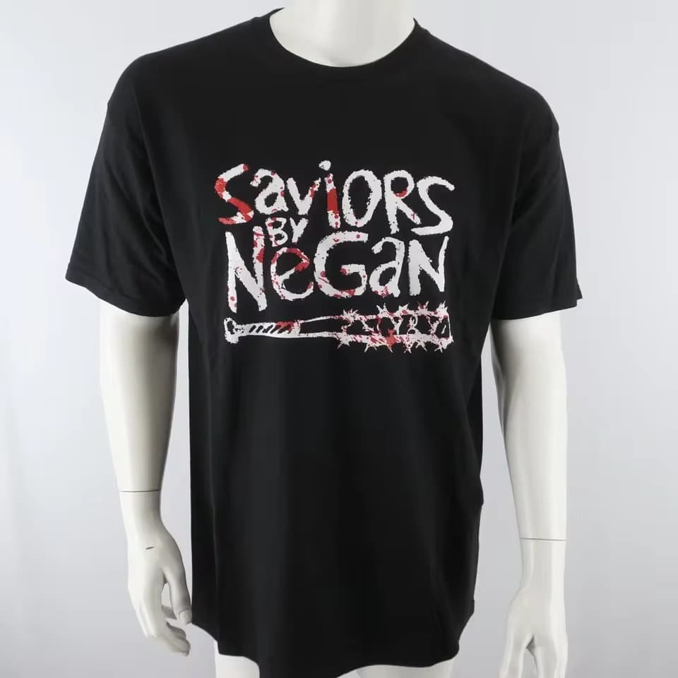 Summer Trendy Casual Versatile Short Sleeve T-Shirt by Negan T-Shirt Size Large Production Team