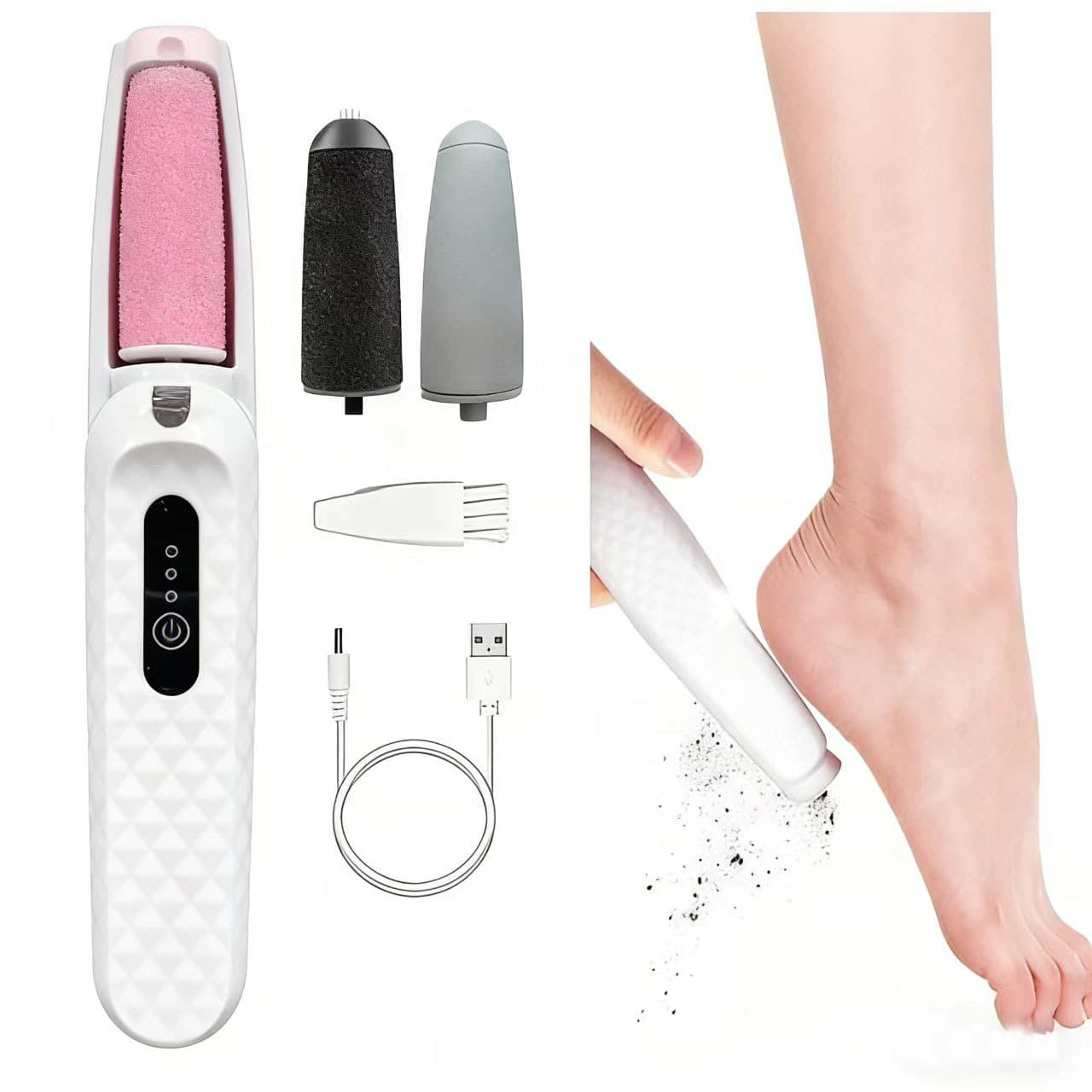 Electric Foot Callus Remover with Digital Display Touch Screen, Foot Care Kit for Dead Skin Removal, Pedicure Beauty Set