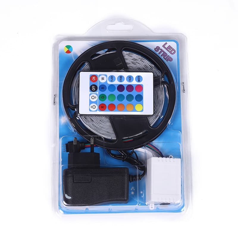 Self-adhesive LED Strip 2835 RGB 12V 5m Colorful Neon Light Outdoor Low Voltage