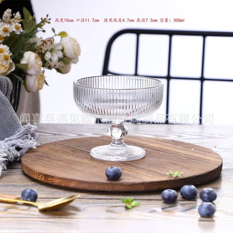 Wholesale Beautiful European-Style Natural Color Ice Cream Bowls, Salad Bowls, Milk Cups, Fruit Cups, Hotel and Household Tableware