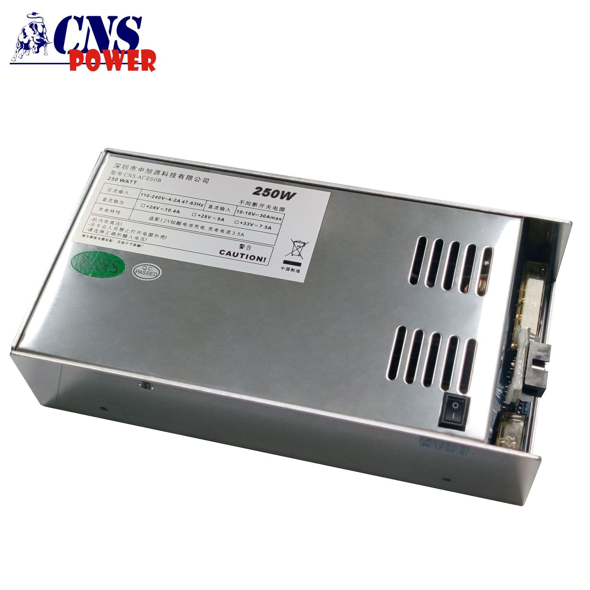 EPS Fire Emergency Power Supply Online Fire 24V Output with Backup Power Outage Backup Power with Monitoring Detection