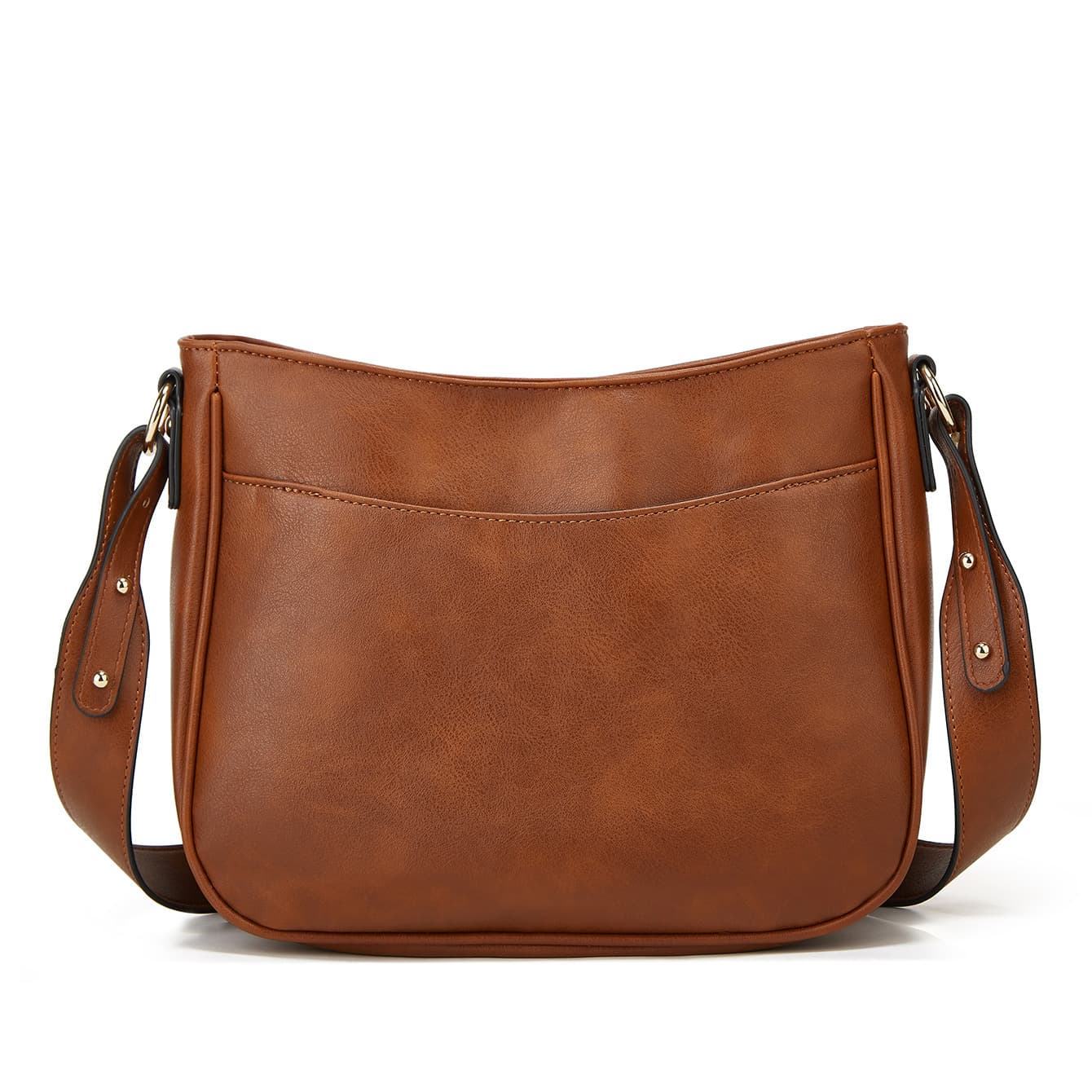 Amazon Small Bag Women 2024 New Retro Simple Crossbody Bag Fashion Single Shoulder Armpit Bag Bucket Bag Export