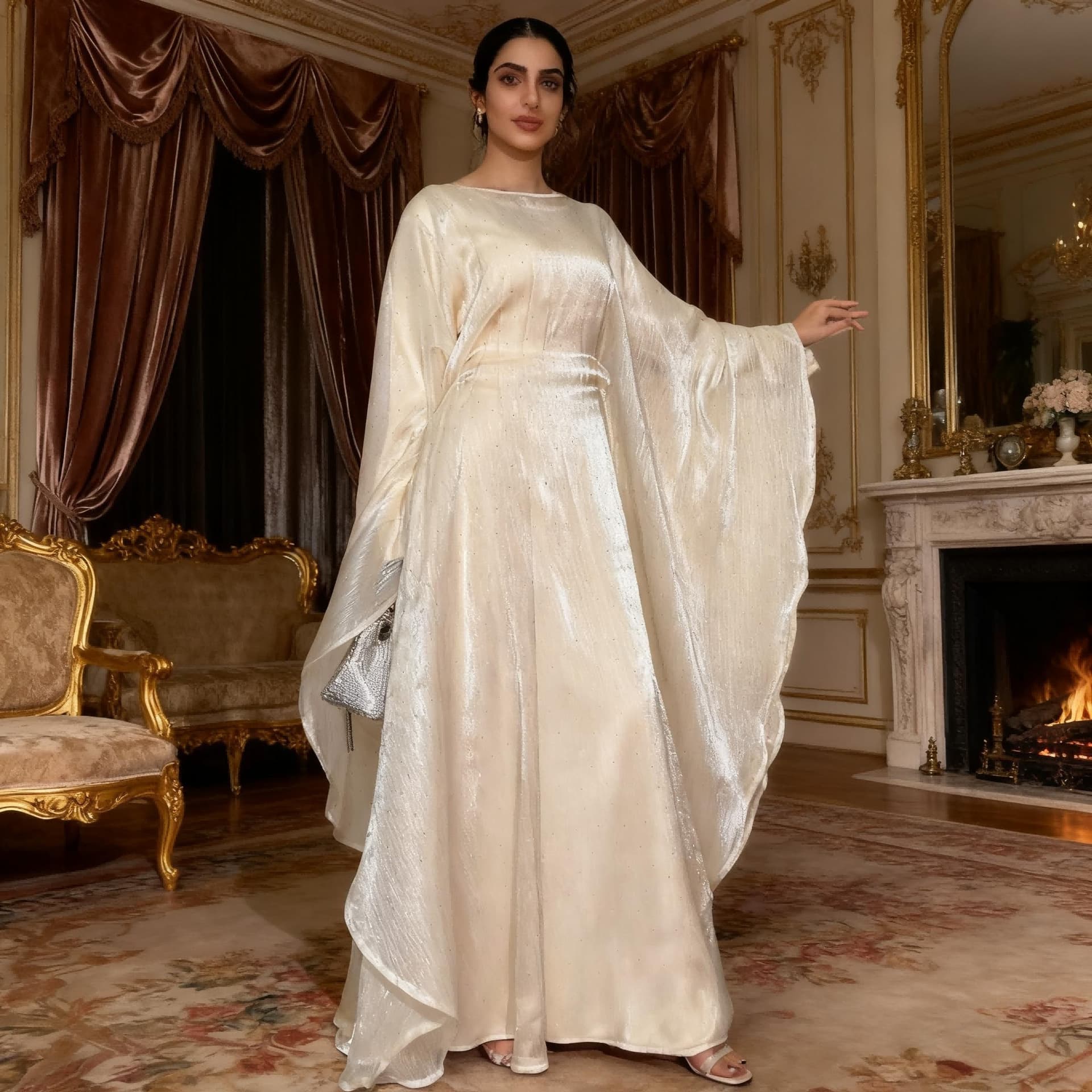 Modest Women's Dress for Banquet Party - Elegant Slim Fit Dress