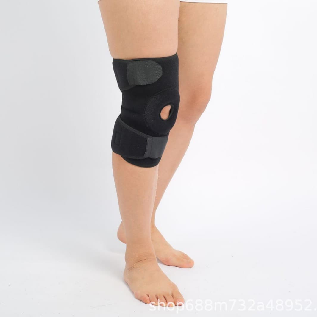 2025 New Cross-Border Drop-Shipping Knee Sleeve with Side Stabilizers and Patellar Gel Pads