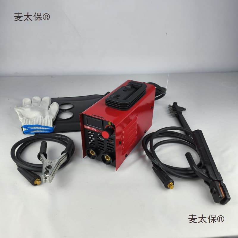Export Mini Welding Machine Set MMA250 Home Small Portable Welder Full Set Inverter DC Handheld Metabo