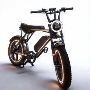 Cross-border factory direct supply lithium battery electric bike, 20-inch off-road tires, dual-use for city and outdoor, wholesale