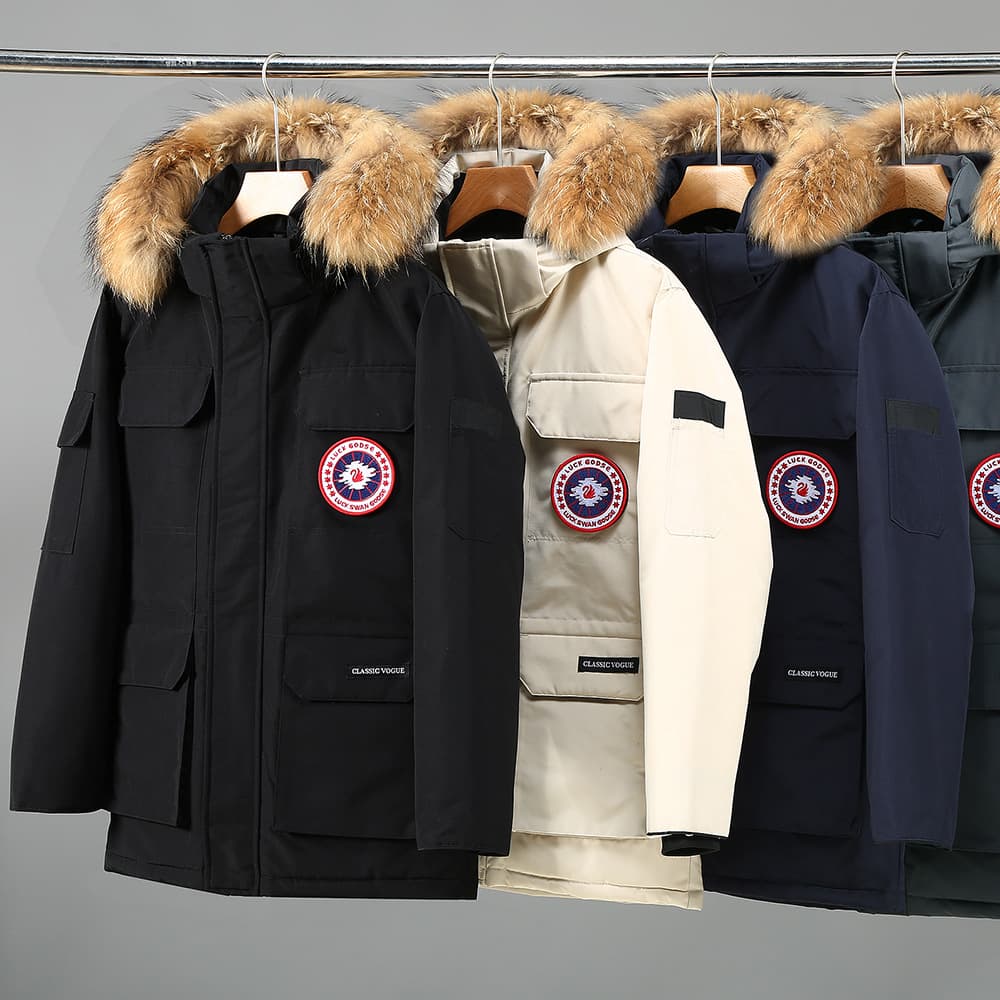 Extreme Cold Outdoor Expedition 08 Canada Goose Down Jacket, Unisex Couple Style, Winter Thickened Plus Size Workwear Parka