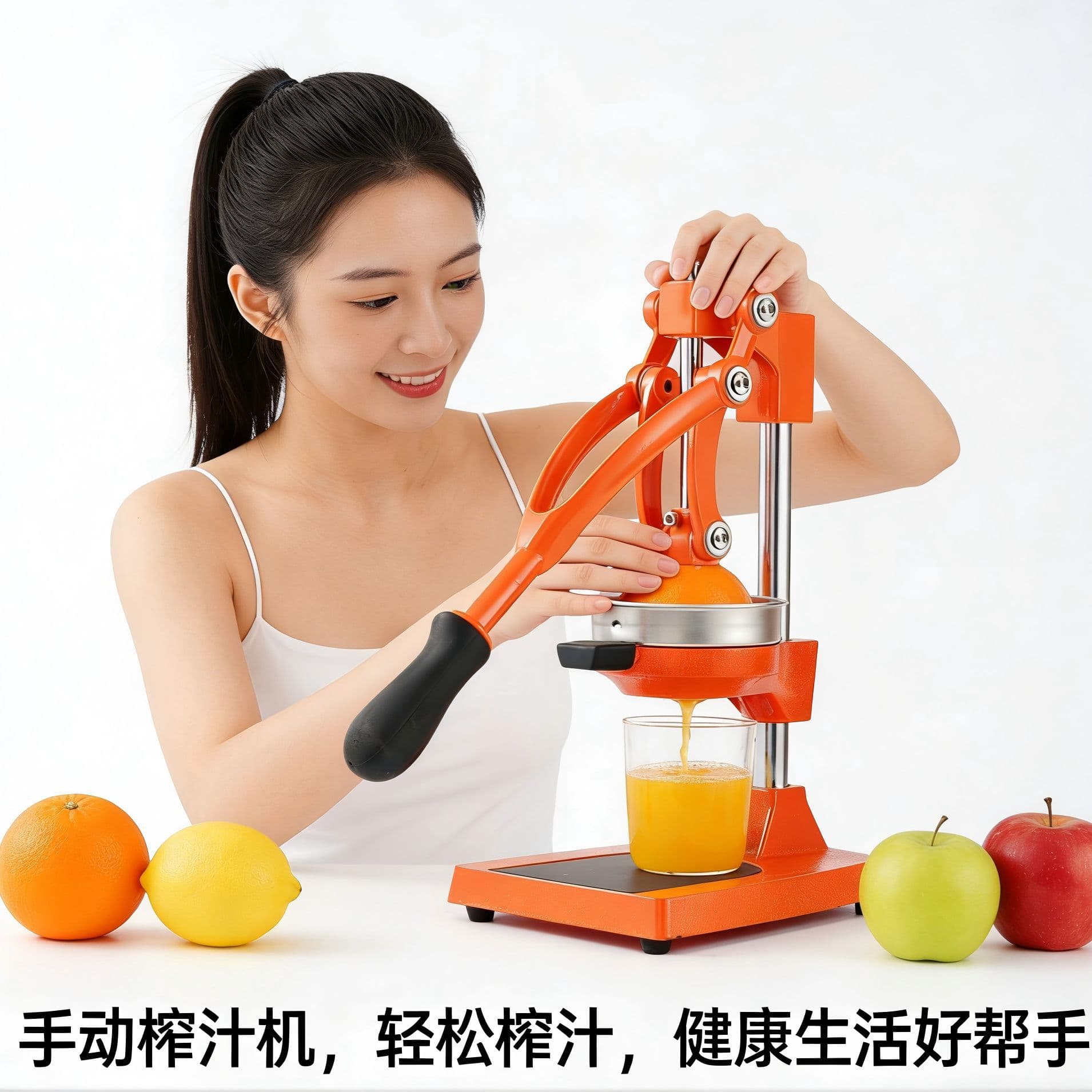 Manual Juicer for Home and Commercial Use, Watermelon Lemon Orange Pomegranate Fruit Juicer Press, Factory Wholesale