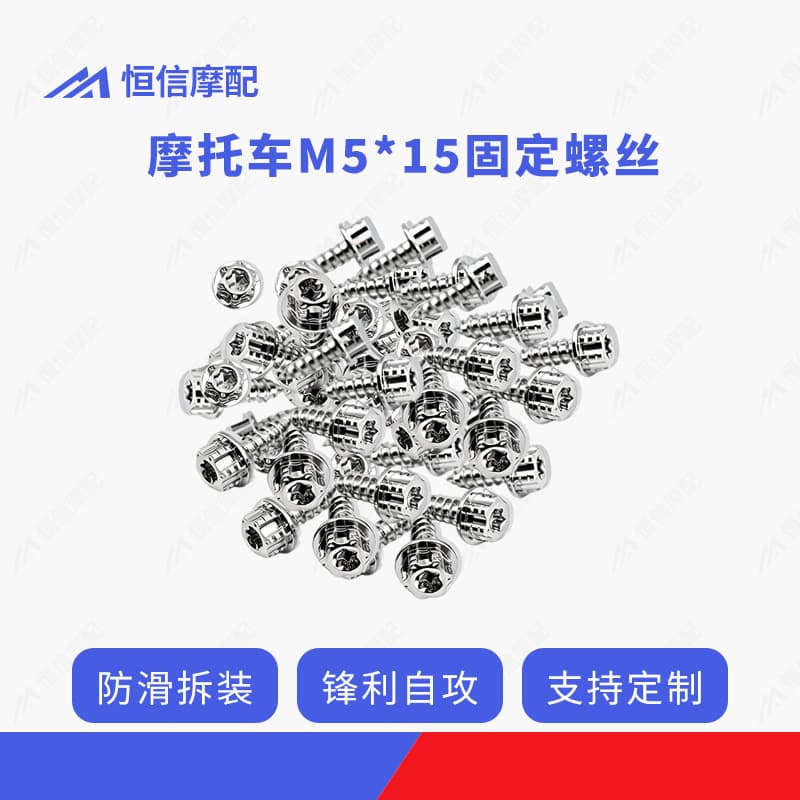 Motorcycle Accessories Modification Stainless Steel Self-Tapping Screw M5*15 Fixing Screws Wholesale