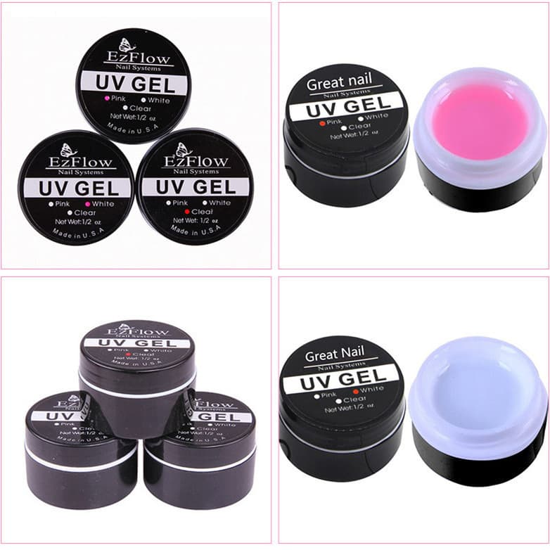 Nail Art UV Cured Gel Three Colors Extension Light Therapy Nail Polish Gel Nail Art Tools Imported Brand Guangzhou Origin