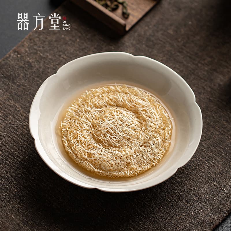 Plant Ash Petal Pot Stand Dry Brewing Table Tea Pot Stand Cushion Teapot Lid Bowl Tray Pot Pad Ceramic Antique Pot Stand Plate