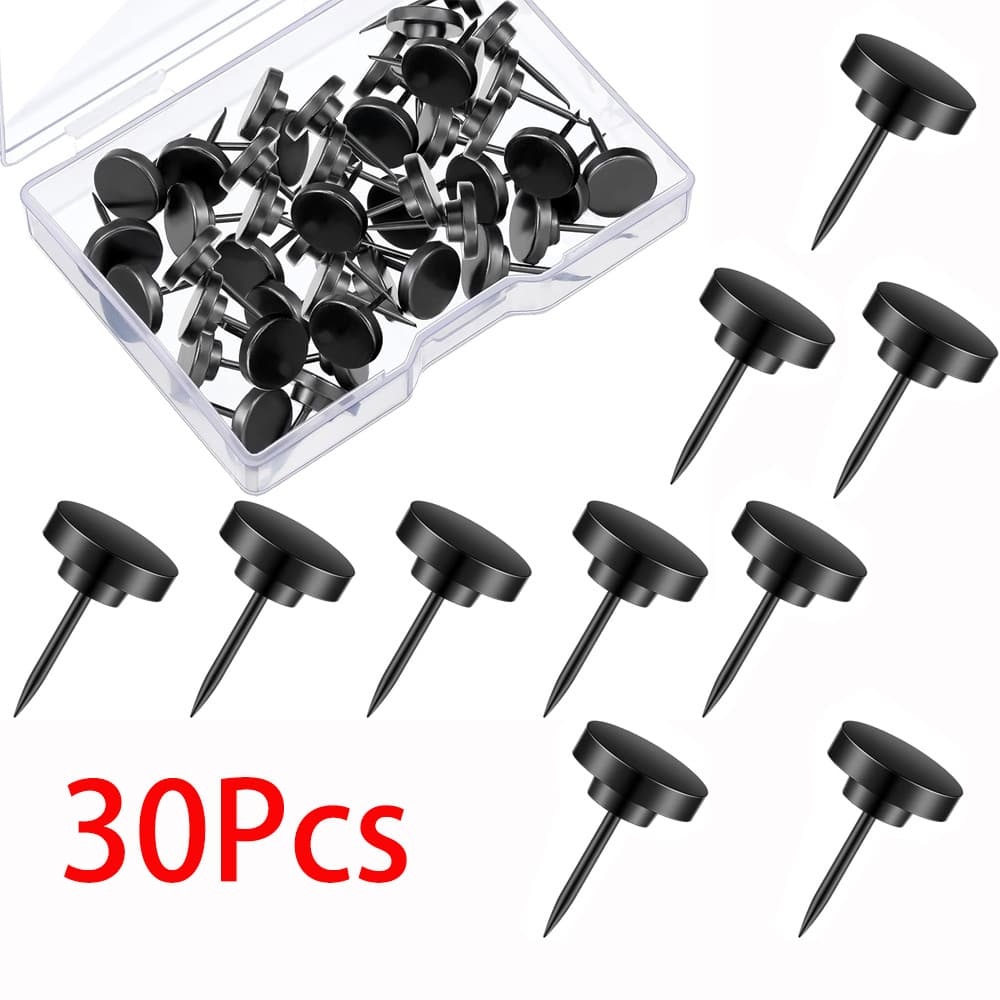 Amazon 30 Zinc Alloy Round Thumbtacks, Metal Thumbnails, Creative Flat-Head Thumbtacks, Photo Hanging Wall Pins