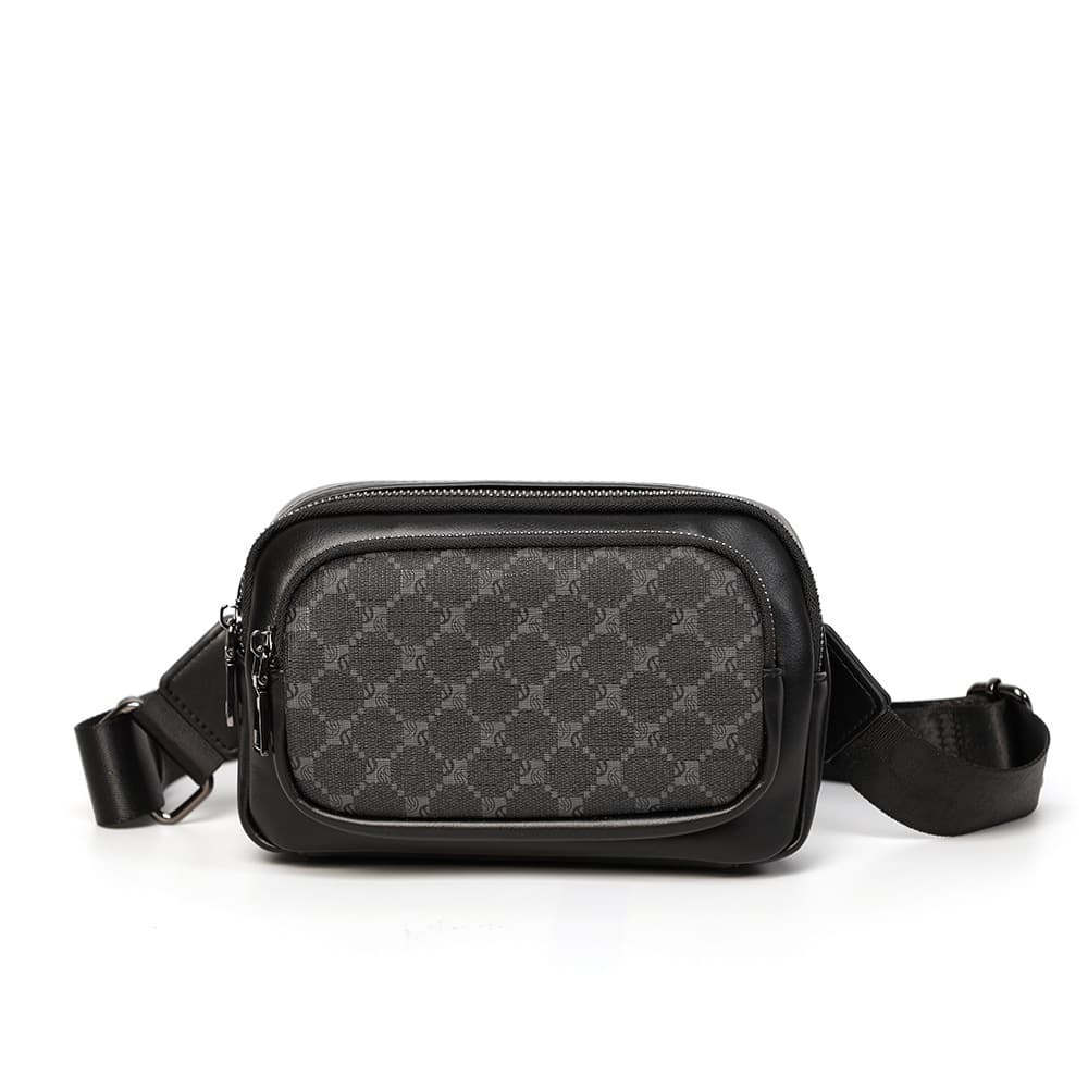 2023 Men's Fashion New Small Wristlet Bag Leather Handbag Trendy Street Outdoor Shoulder Bag Crossbody Bag