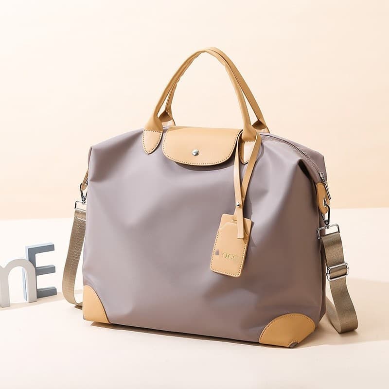 New waterproof Oxford cloth short-distance luggage bag, popular travel bag, single shoulder/crossbody style, large capacity, suitable for fitness and sports, ready for boarding.