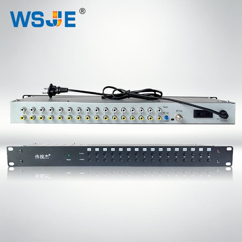 Hotel Cable TV Digital to Analog Conversion Modulator Headend All-in-One 16-Channel 32-Channel No Debugging Required