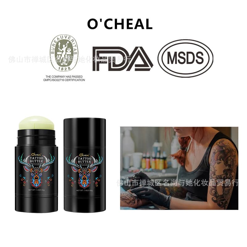 OCHEAL Cross-border Tattoo Care Stick for Color Fixation, Brightening, Moisturizing, and Skin Nourishment, Exclusive Cross-border Supply