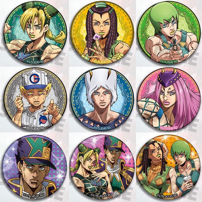 JOJO's Bizarre Adventure Sea of Stone Baji Pendant Badge Animation Peripheral Visa Xulunpucci Jotaro