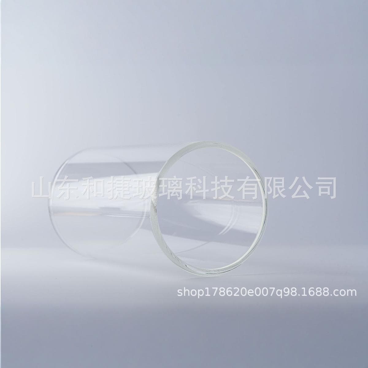 Shandong manufacturer supplies high-transparency glass tubes for lighting fixtures, with good toughness, transparent tubes, glass lampshades