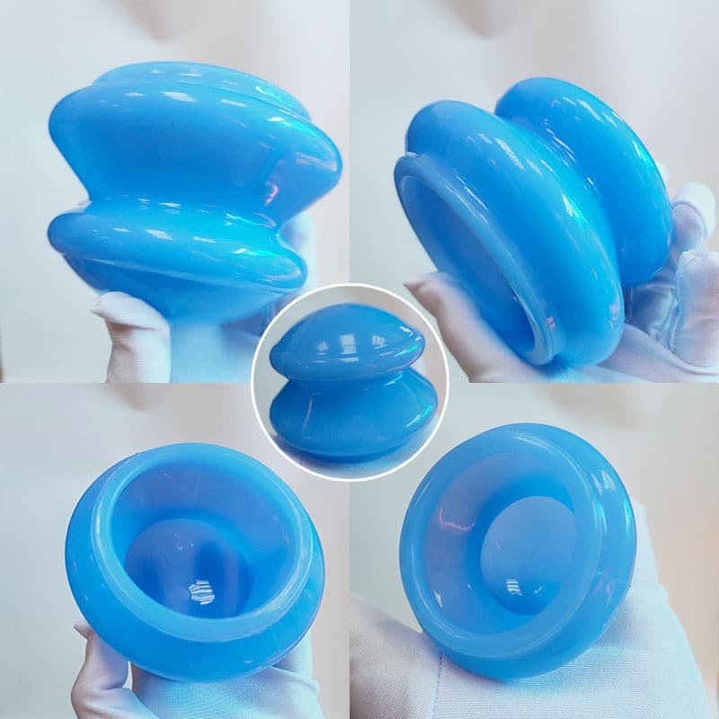 Silicone Cupping Device Vacuum Cupping Device No. 1-4 Beauty Salon Cupping Device Solid Color Cupping Device
