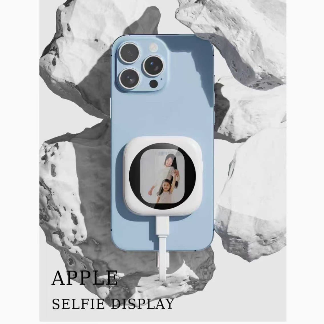 Cross-border Special Supply Mobile Rear Selfie Screen Projector Magnetic Display Live Streaming Portable Screen Mirroring Magnetic