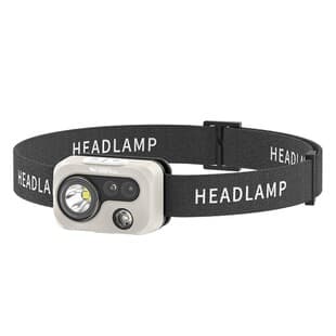 Smart Induction Focused Long Range Headlamp Outdoor Hiking Patrol Portable Dual Color Light Source Strong Headlight