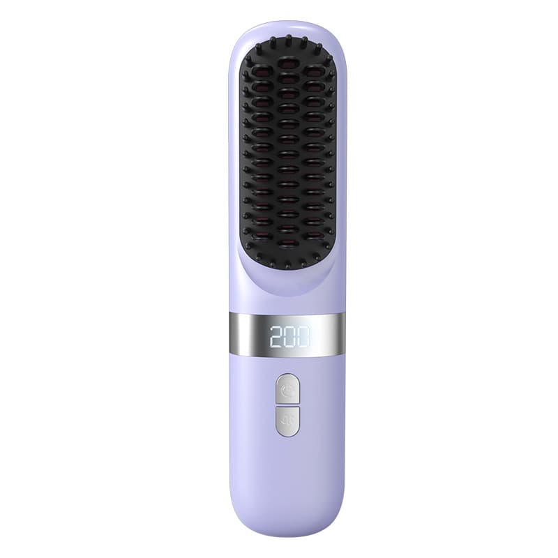Cross-border hair straightening comb portable USB charging portable home wireless hair straightener splint straight and curling dual-use