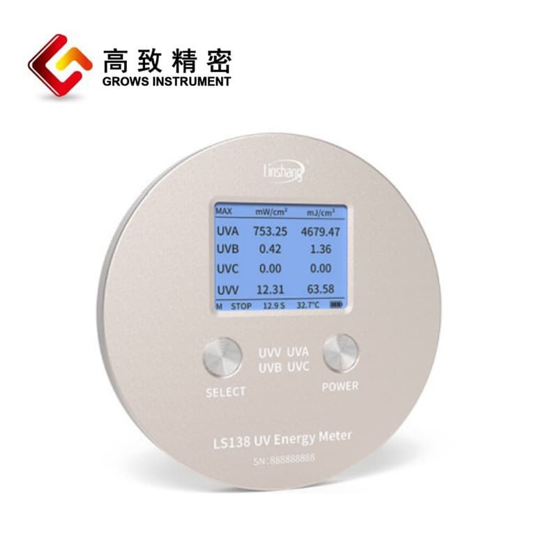 LS138 Four-Band UV Energy Meter High-Pressure Mercury Lamp, Halogen Lamp, Gallium Lamp, Iron Lamp, Xenon Lamp Four-Channel UV Energy Meter