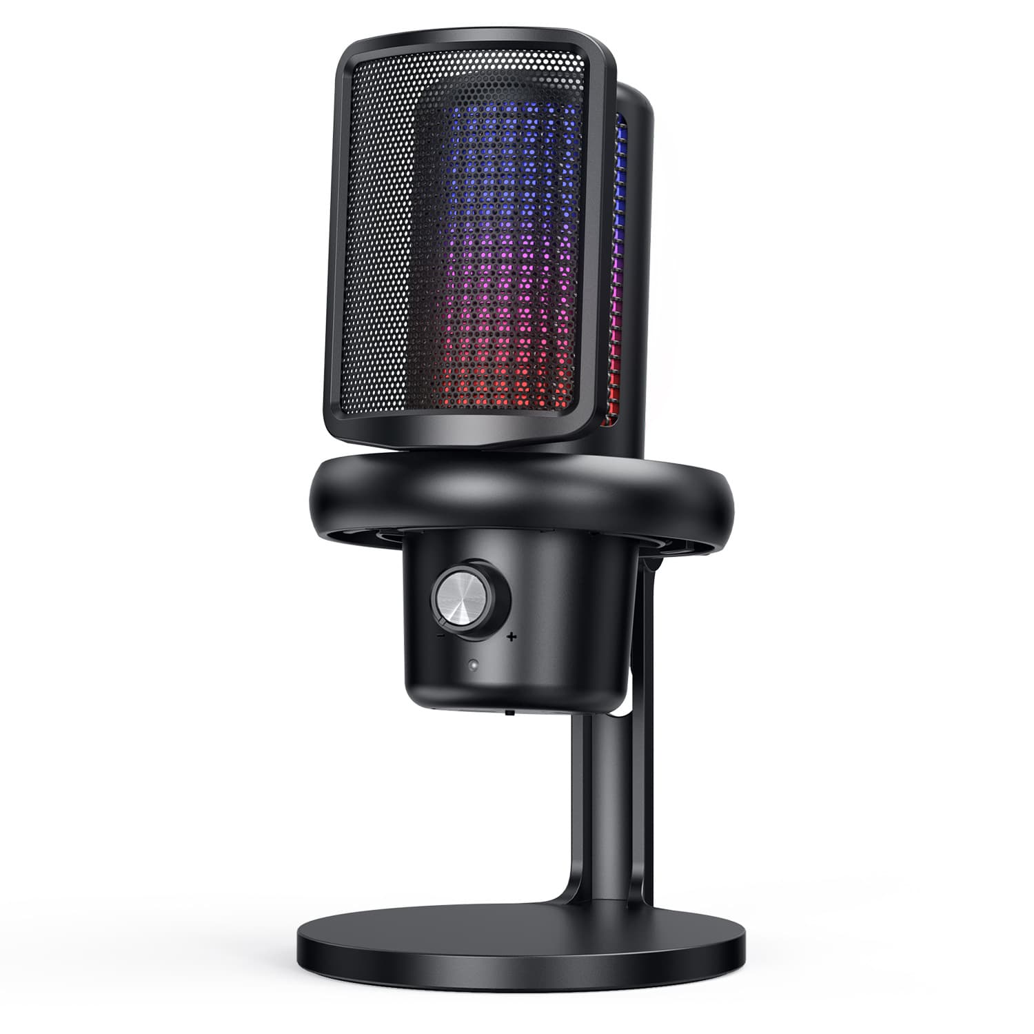 usb computer microphone condenser esports rgb game live voice desktop recording tape anti-blowout net noise reduction microphone