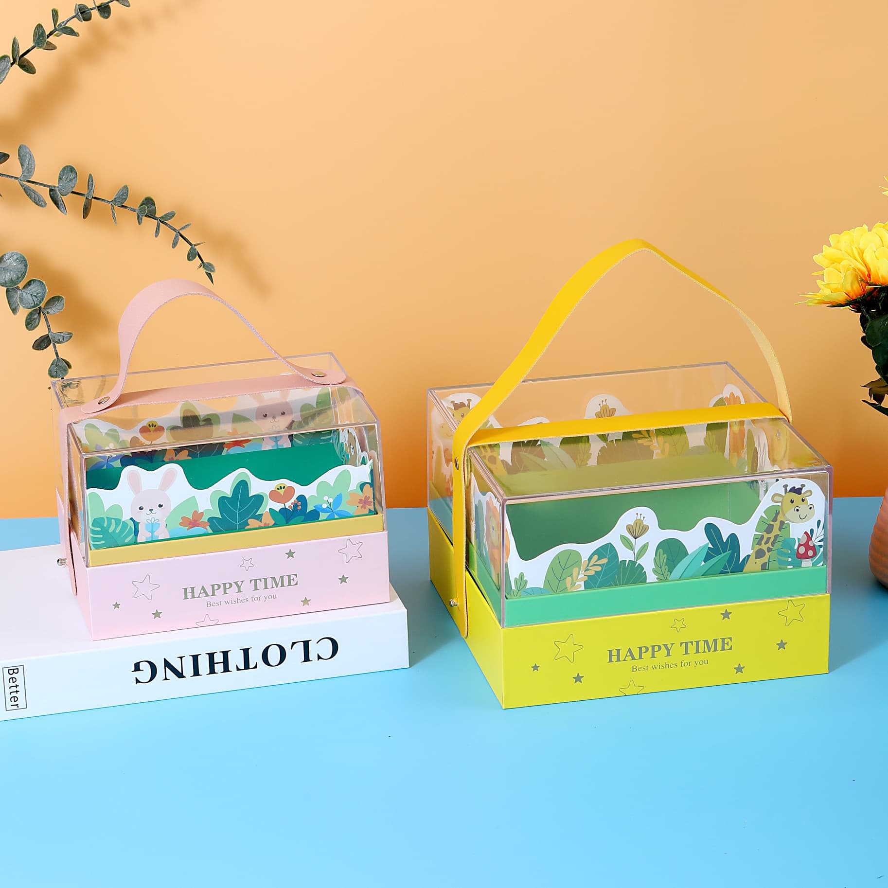 Birthday party return gift empty box baby one-month-old souvenir packaging box kindergarten ten-year-old snack gift box