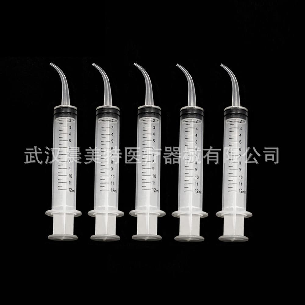 12ml elbow syringe, dental elbow mouth scaler, 12cm beauty solution laboratory liquid extraction tool