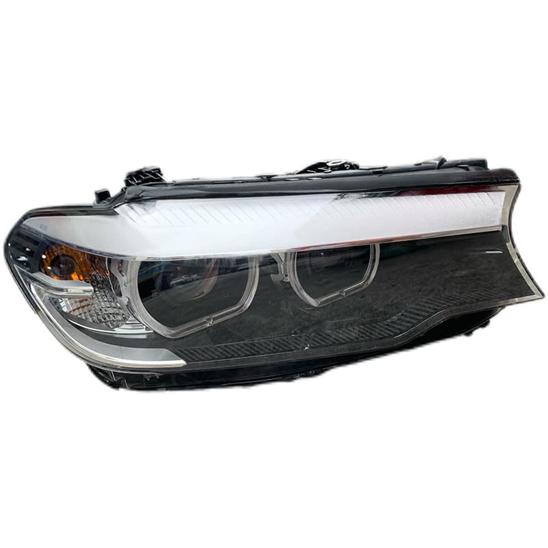 Car Headlight Compatible with 17-20 BMW 5 Series G38 G30 Headlight Half Assembly Xenon Headlight 12V Front Light